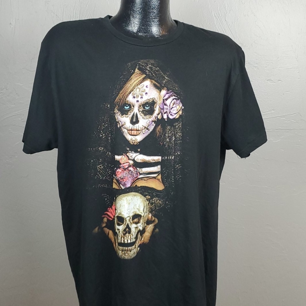 GetDownArt t-shirt cotton graphic adult women size XL